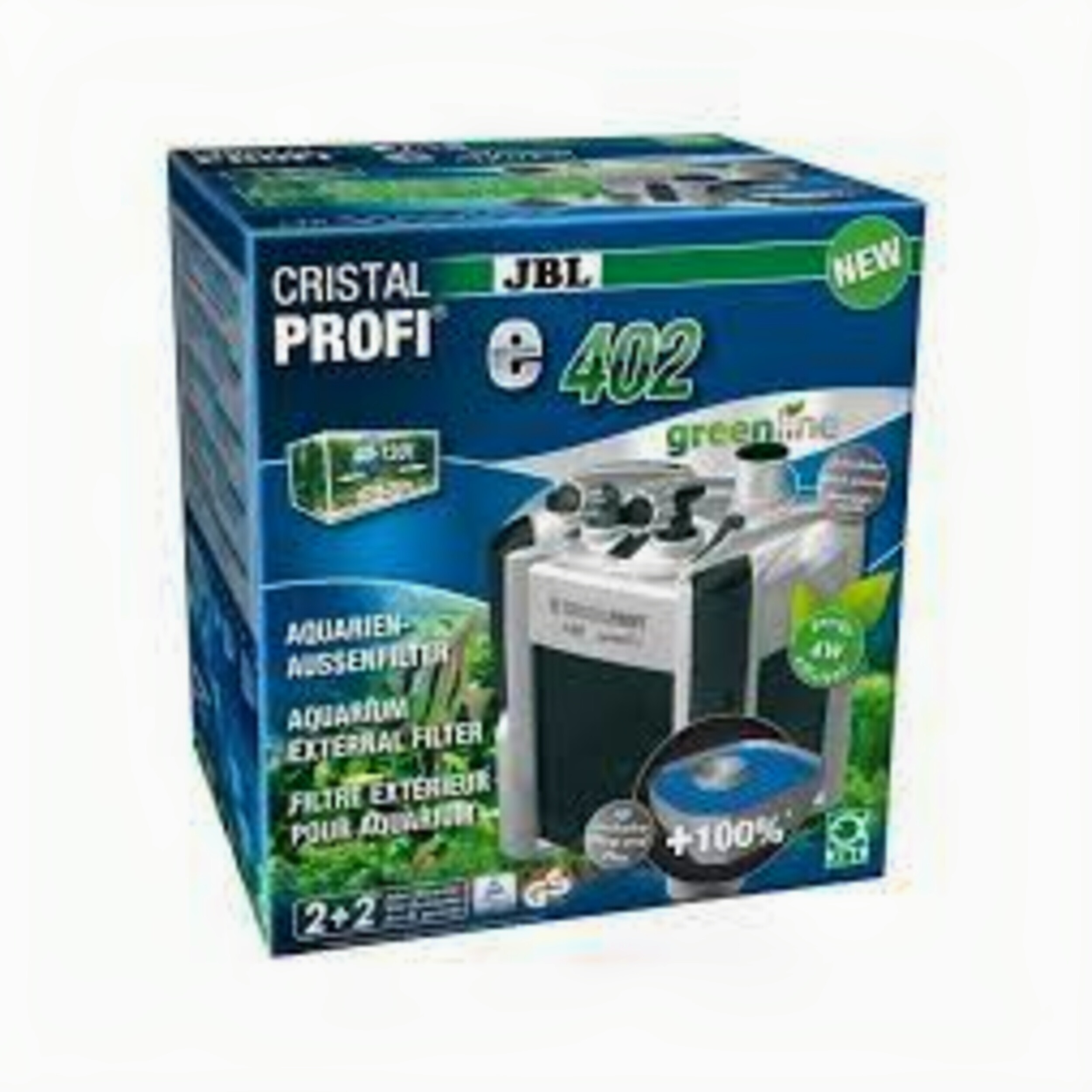 JBL CristalProfi E402 Greenline Aquariumfilter - Energiezuinig, Quick Clean, tot 120L