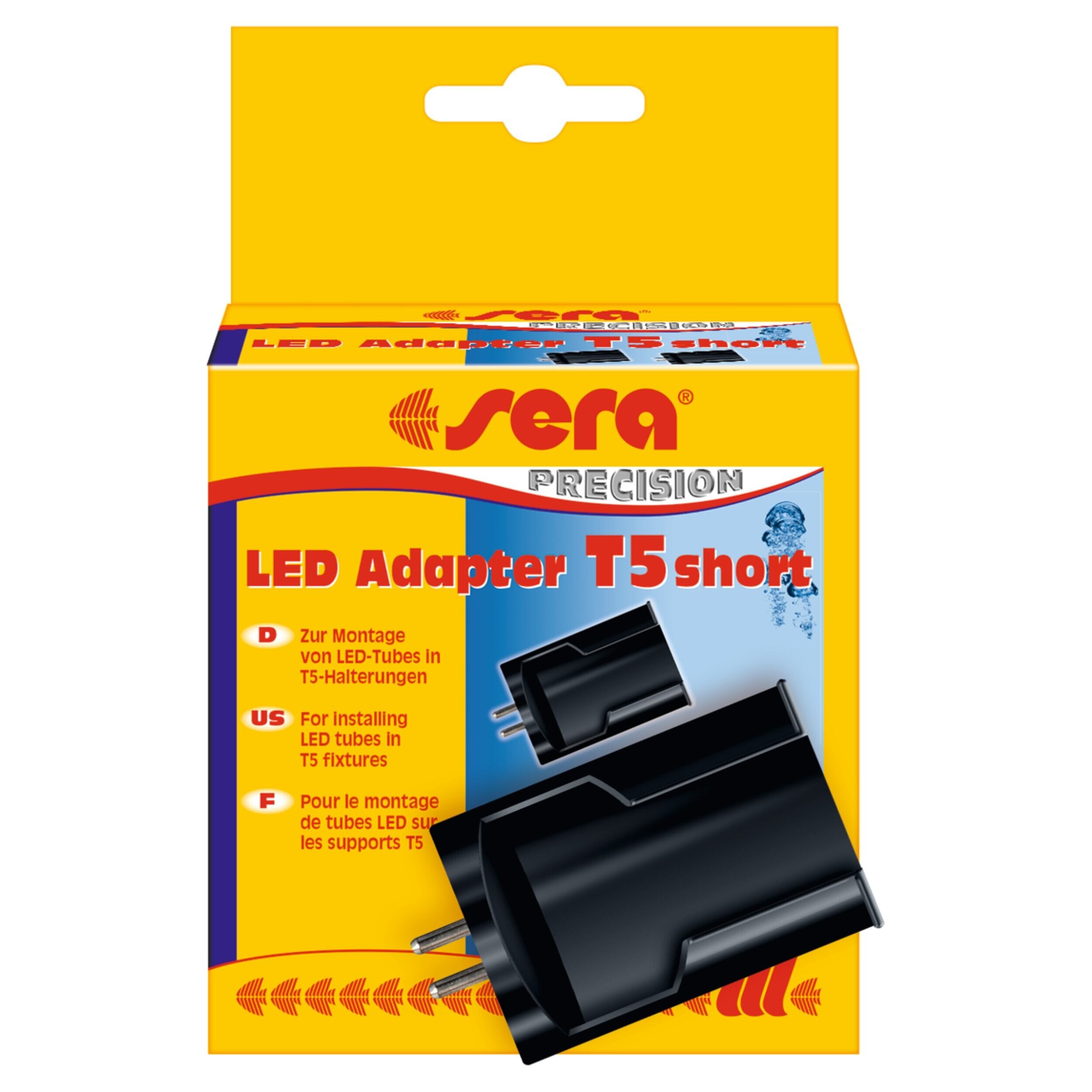 Sera LED Adapter T5 Short 2-Pack - Flexibele Upgrade voor T5/T8 Aquariumverlichting