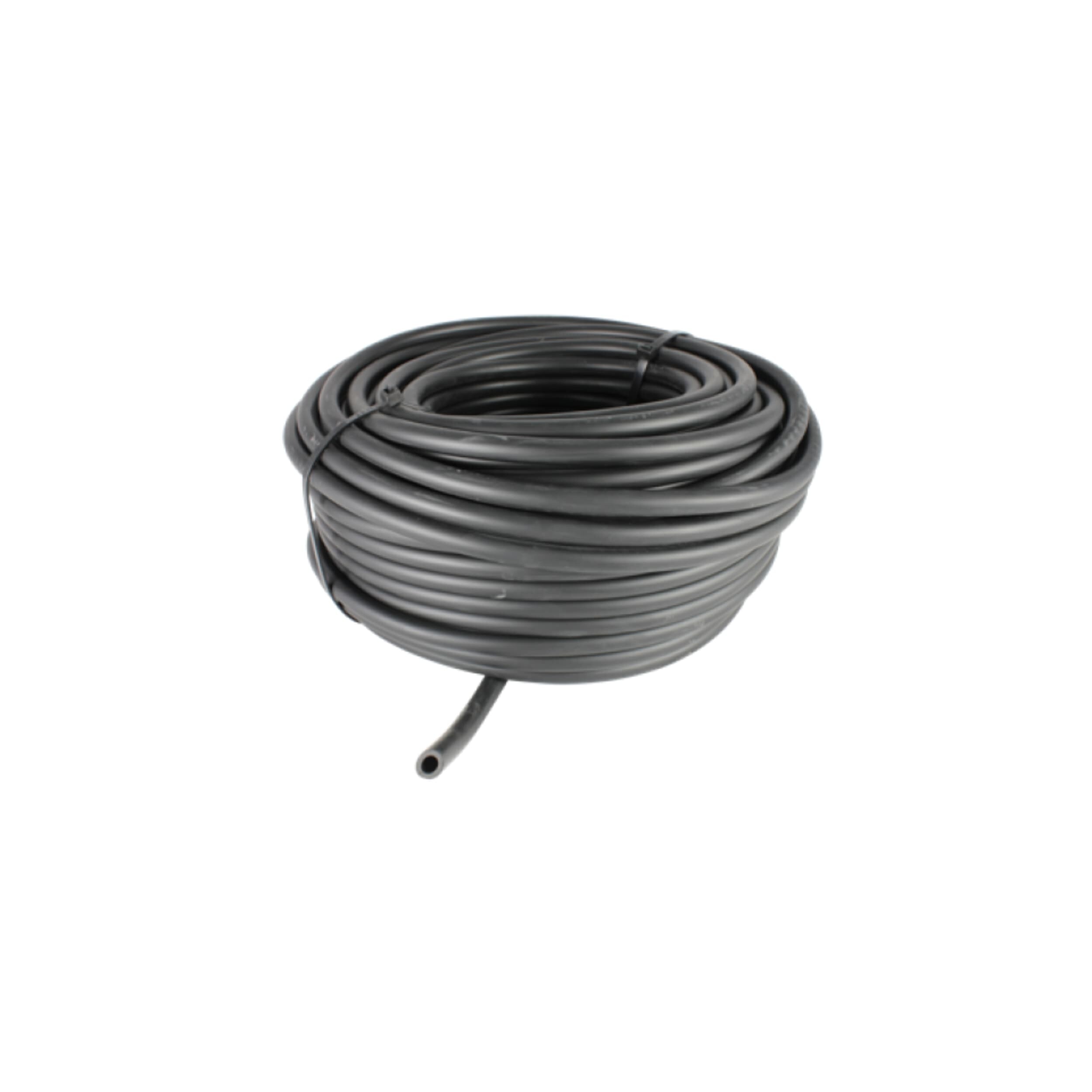 Luchtslang zinkend 8 mm zwart 5 meter rol