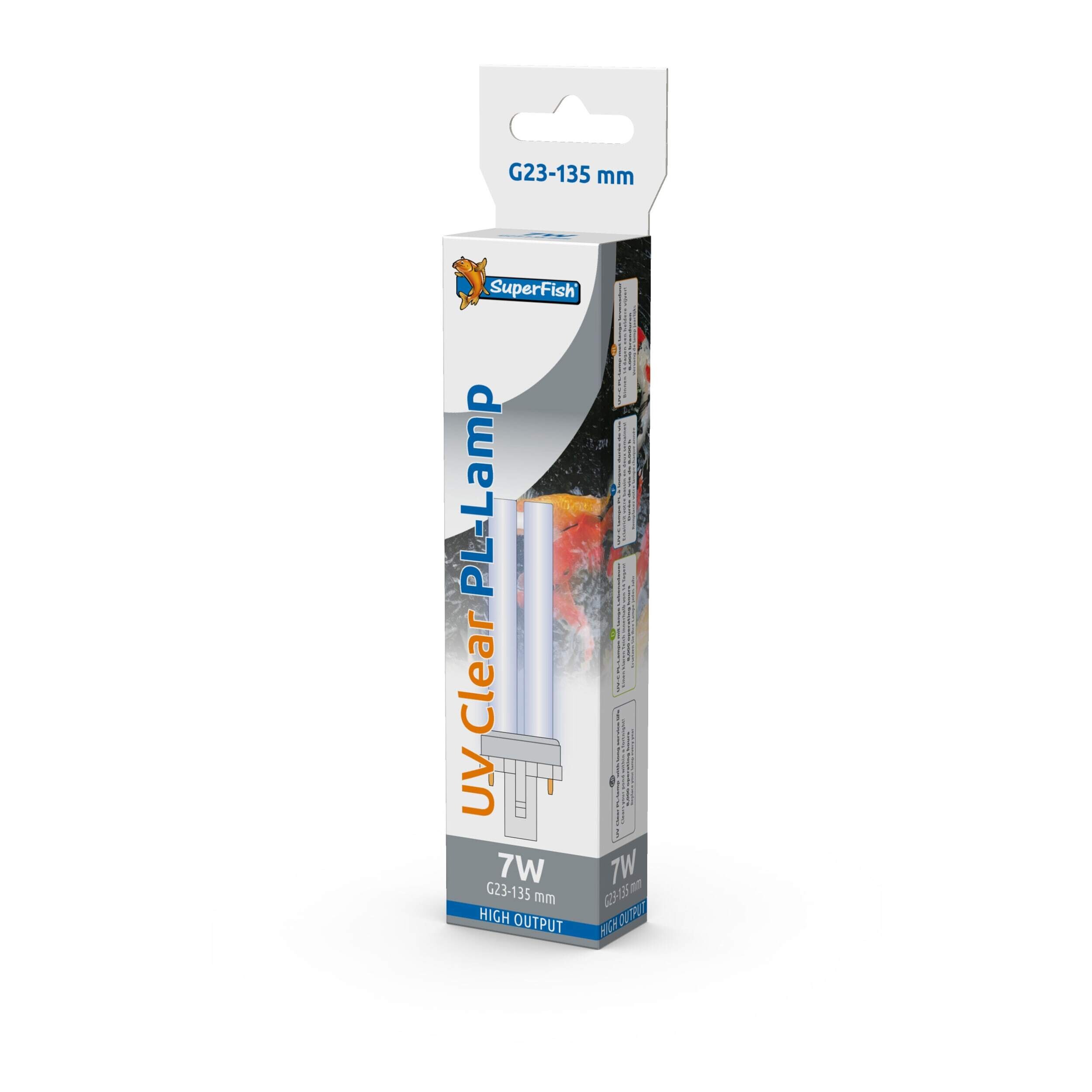 Superfish UV PL lamp 7W (2-pins)