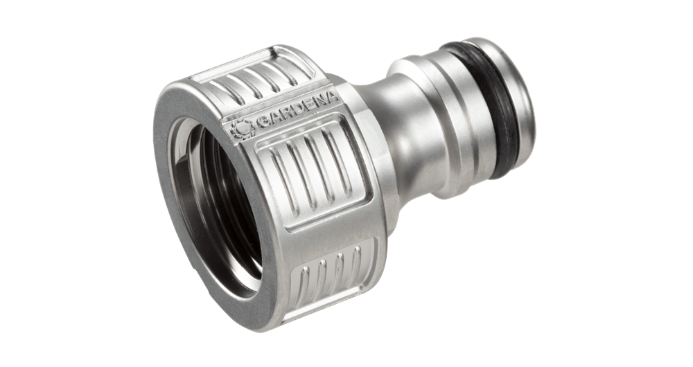 Gardena Premium Aansluitstuk 21mm G 1/2" E6 - Vorstbestendig & Antispat Tuinkraan Adapter afbeelding