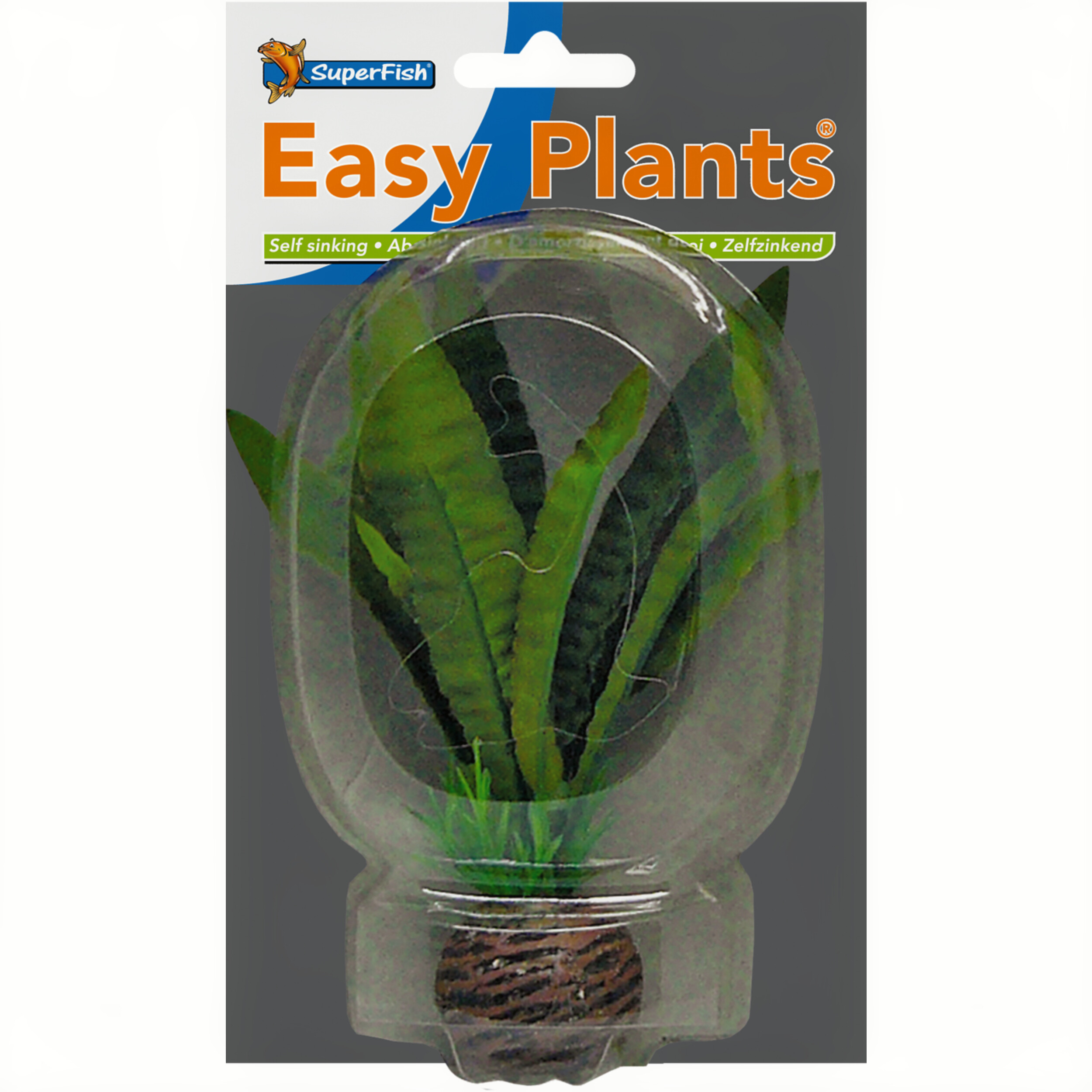 Superfish Easy Plant Zijde 13cm Kunstplant Nr. 4 - Onderhoudsvrije Decoratie voor Alle Aquariums