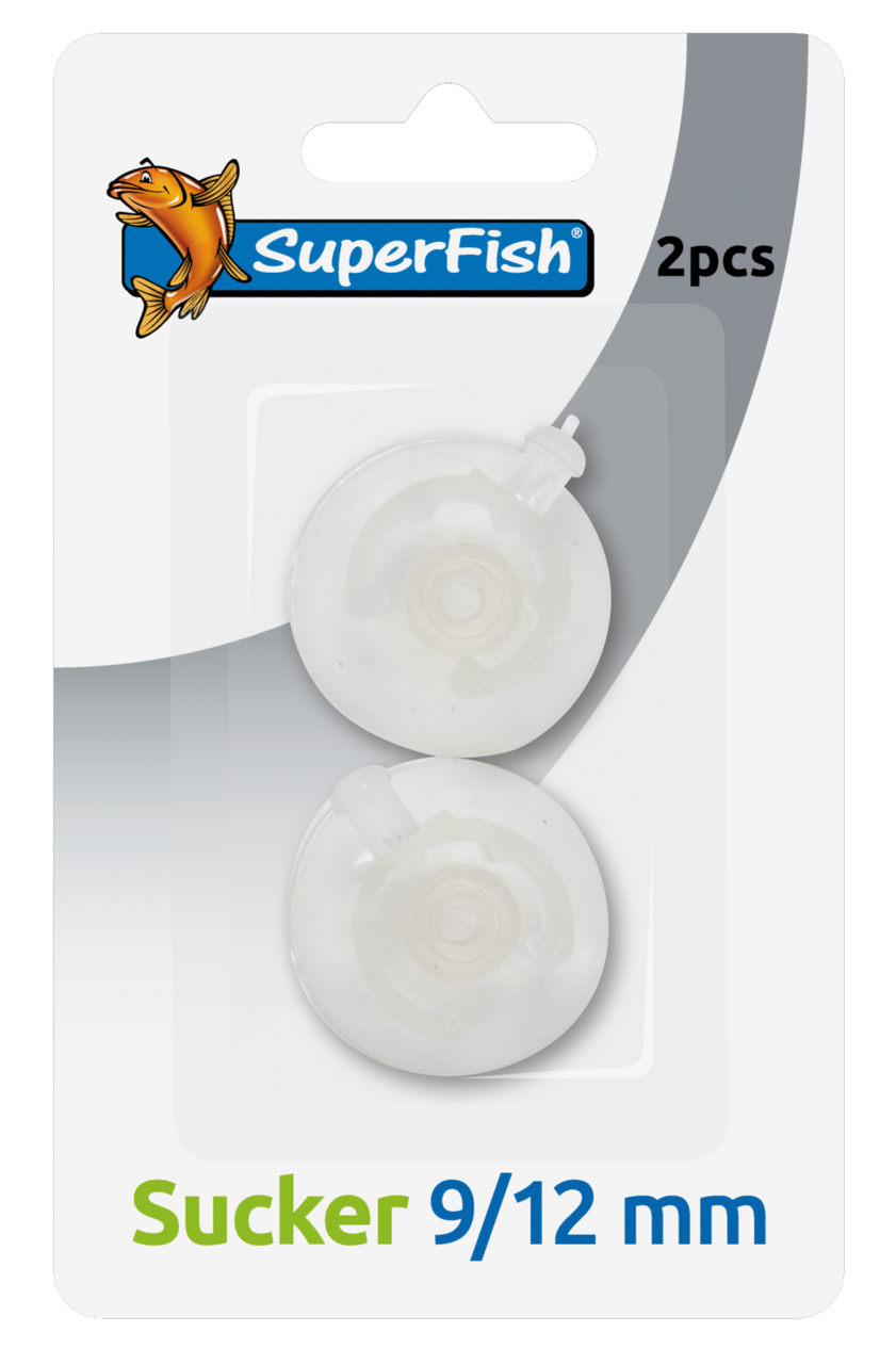 Superfish Zuiger Duo-Pack 9/12mm - Essentiële Zuignappen voor Aquarium Slangen afbeelding