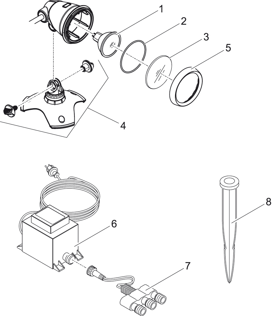 Oase Adapter H05RN-F2x0,75/Female 3x2,35 - Veilige Vijverconnectie en Weerbestendig afbeelding