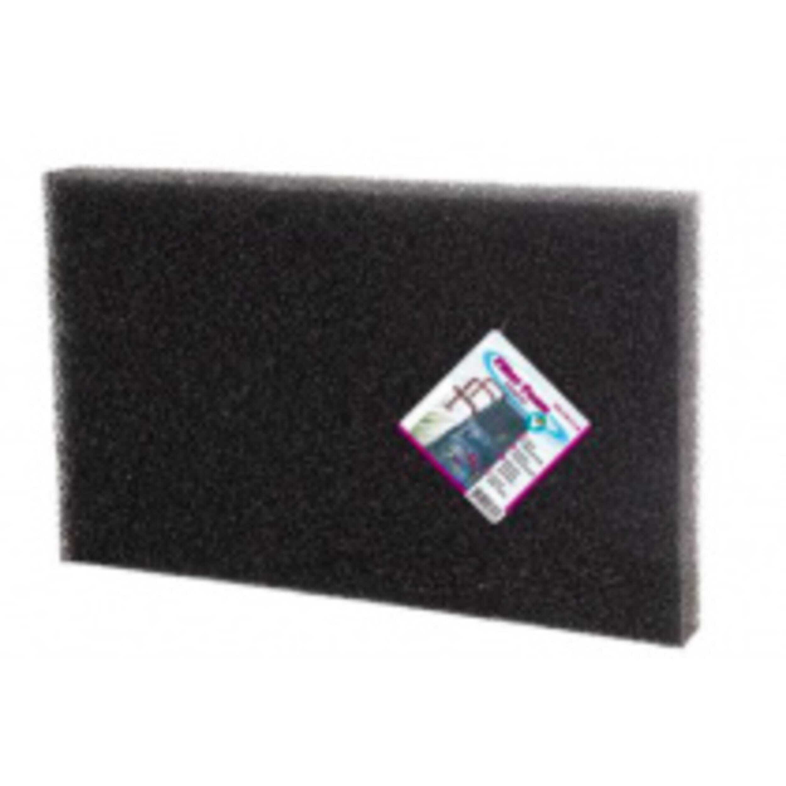 Filter foam 100 x 50 x 2 cm black - coarse