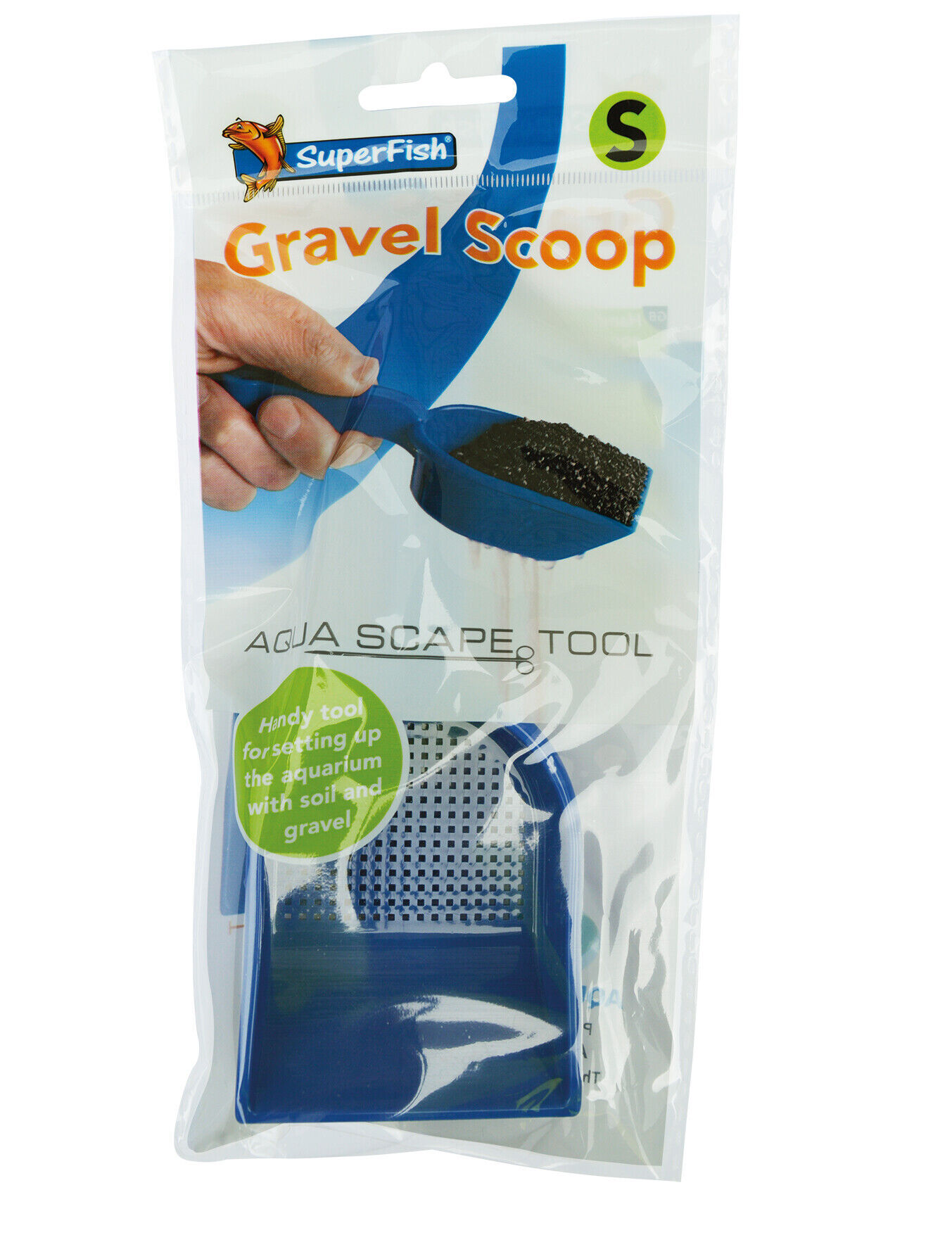 Superfish Gravel Scoop S - Duurzaam Aquarium Grind Schepper voor Efficiënt Onderhoud afbeelding