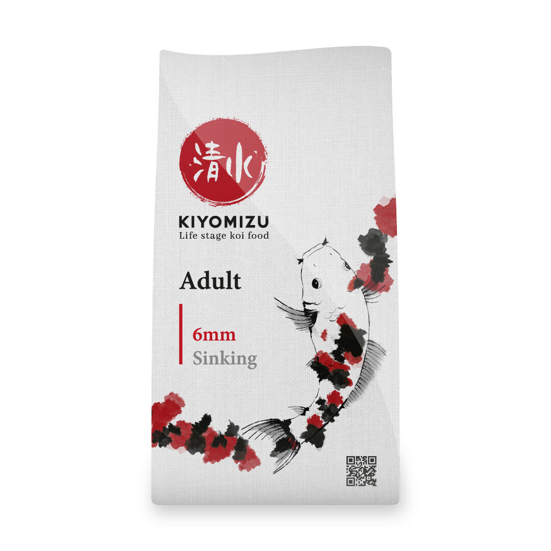 Kiyomizu Adult Premium Koivoer 6mm - Gezondheid & Kleur - Zinkende Korrels - 9kg afbeelding