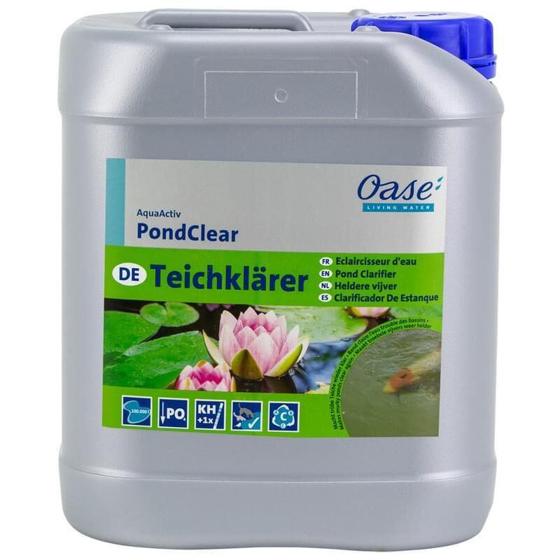 Oase AquaActiv PondClear 5L - Kristalhelder en Veilig Vijverwater, zonder Zware Metalen afbeelding