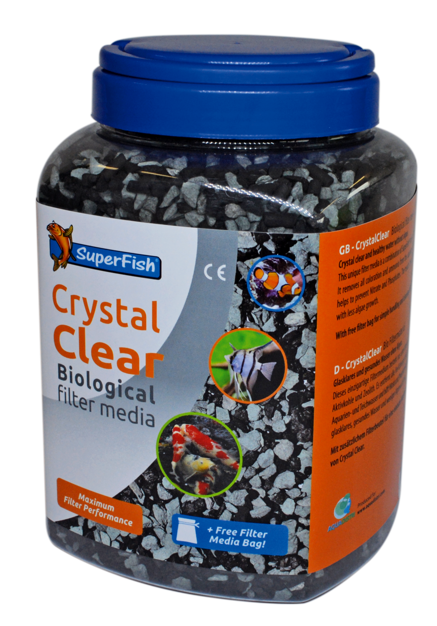 Superfish Crystal Clear Media 2000ml - Effectief Aquarium Filtermedium voor Heldere Vissenkom afbeelding