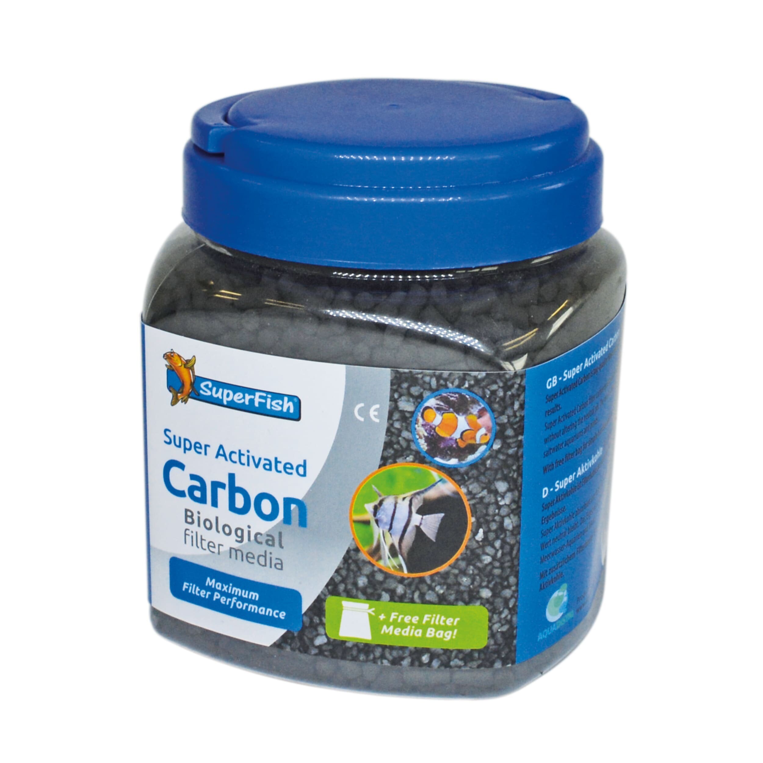 Superfish Actief Kool 1000ml - Fosfaatvrije Filter voor Helder Aquariumwater