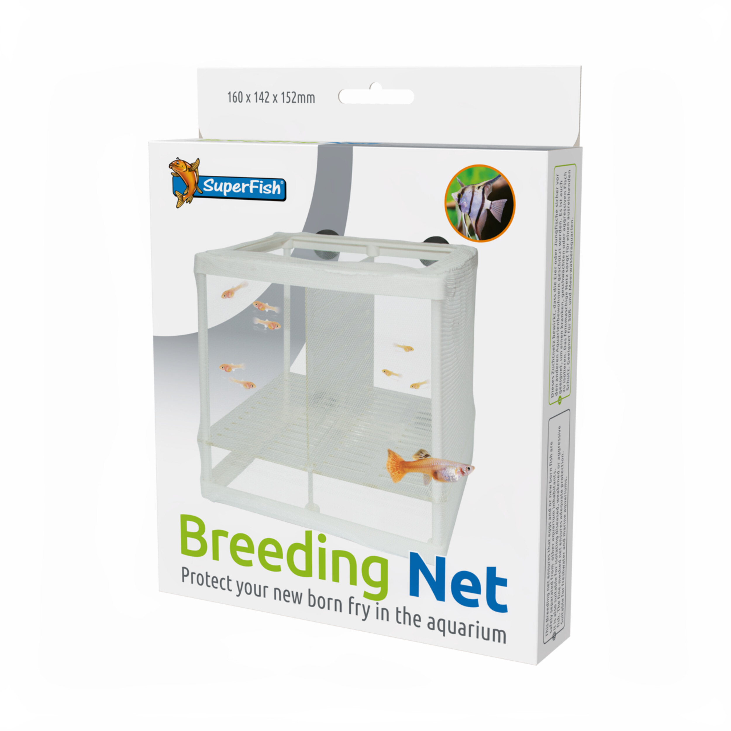 Superfish Kweeknetje - Aquarium Toebehoren - Wit 16x14x15 Cm