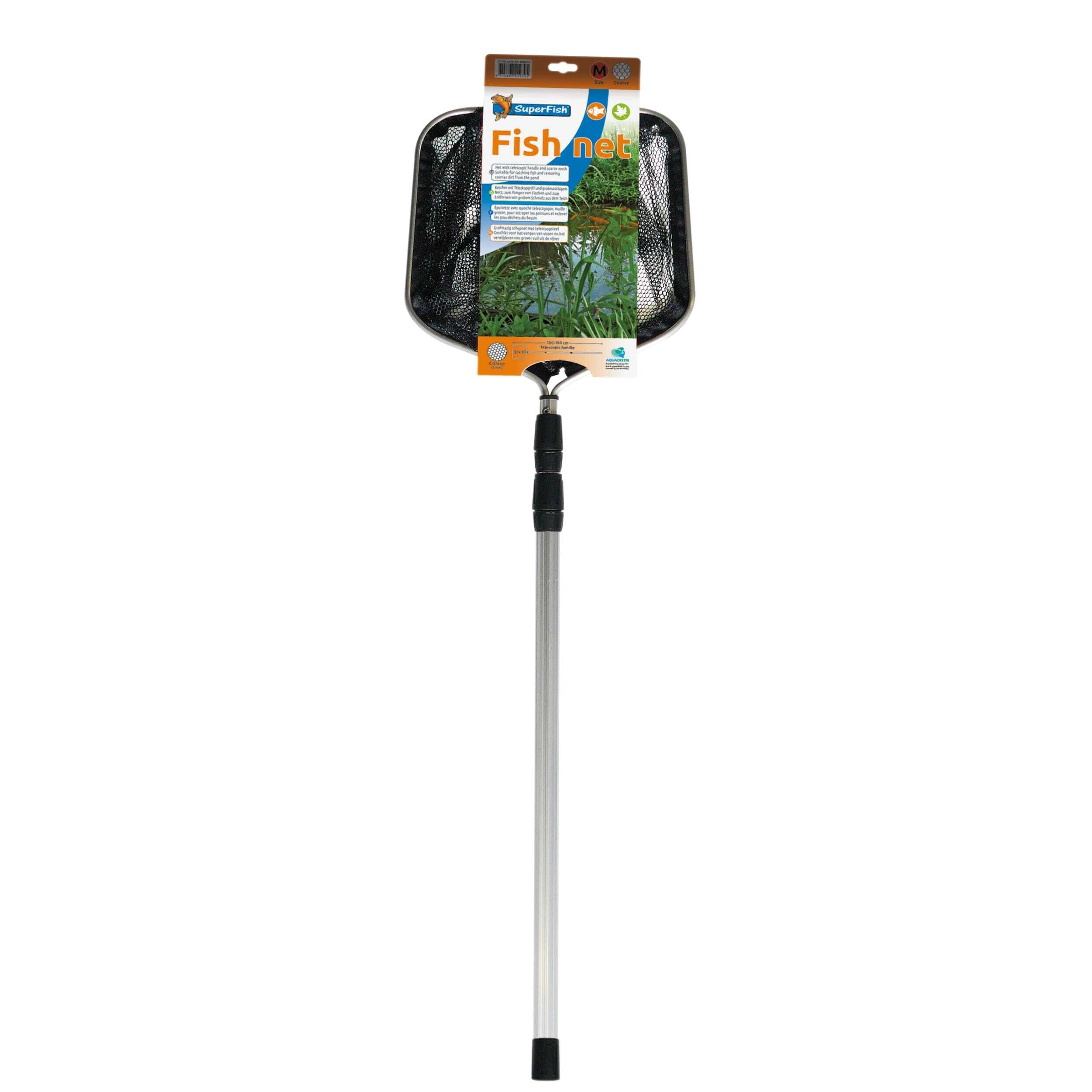 Superfish Vijverschepnet Medium - Overige - 30x30x180 cm
