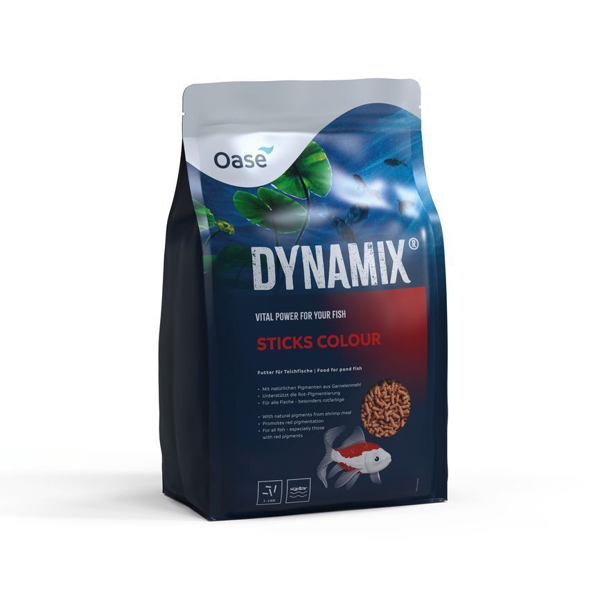 Oase DYNAMIX Sticks Colour 8L - Kleurversterkend Vijvervoer voor Levendige Vis Kleuren afbeelding