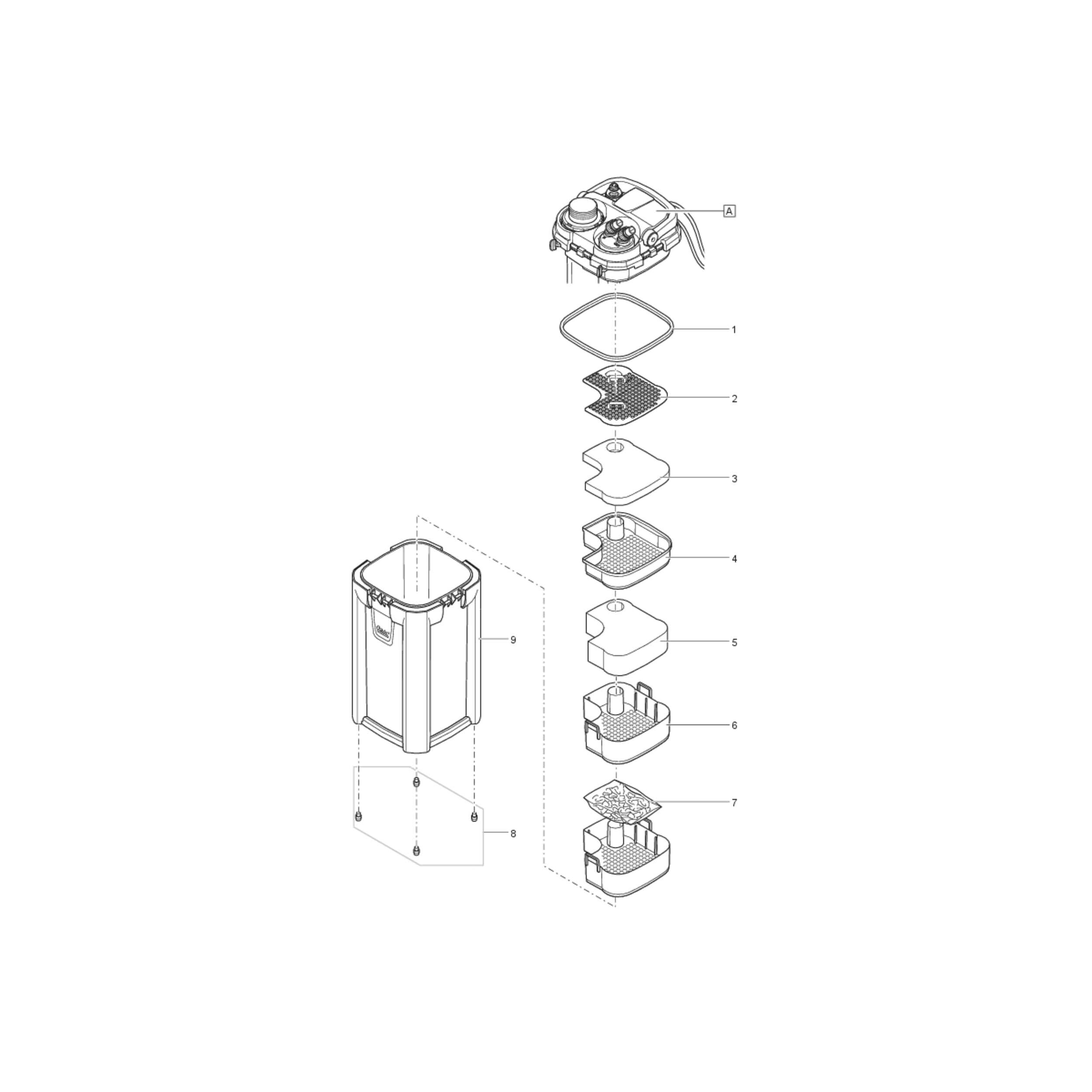 Panier BioMaster - Pièces détachées pour Oase