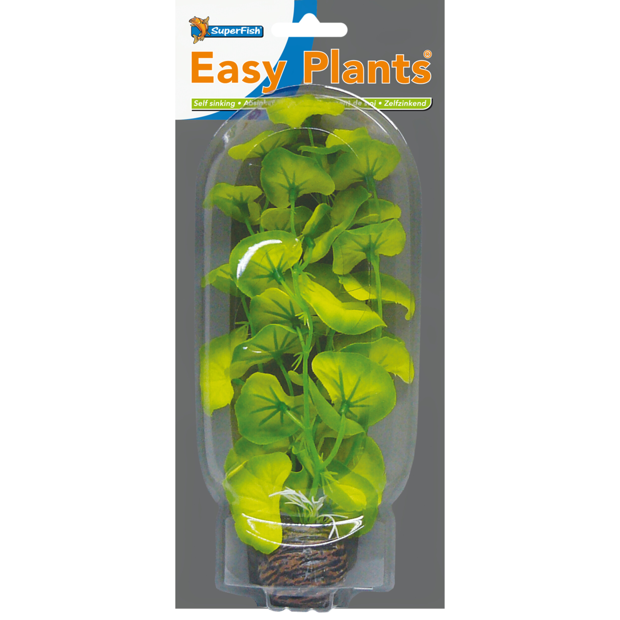 Superfish Easy Plant Zijde Kunstplant 20cm Nr. 10 met Gewicht voor Elk Type Aquarium - Onderhoudsarm