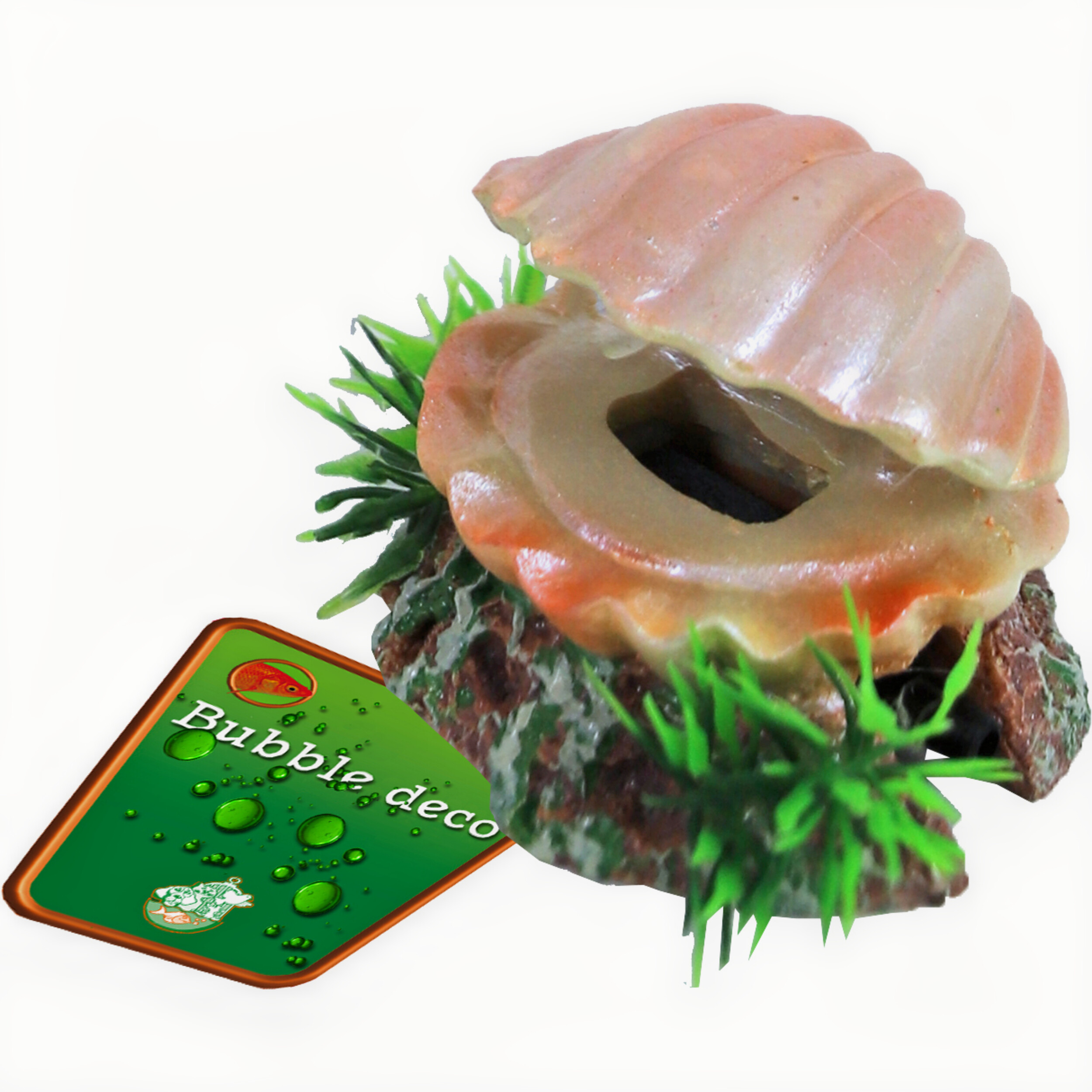 Boon Ornament Schelp 5.5cm Uitstromer - Zuurstofverrijker voor Vijver & Aquarium, Eenvoudige Installatie