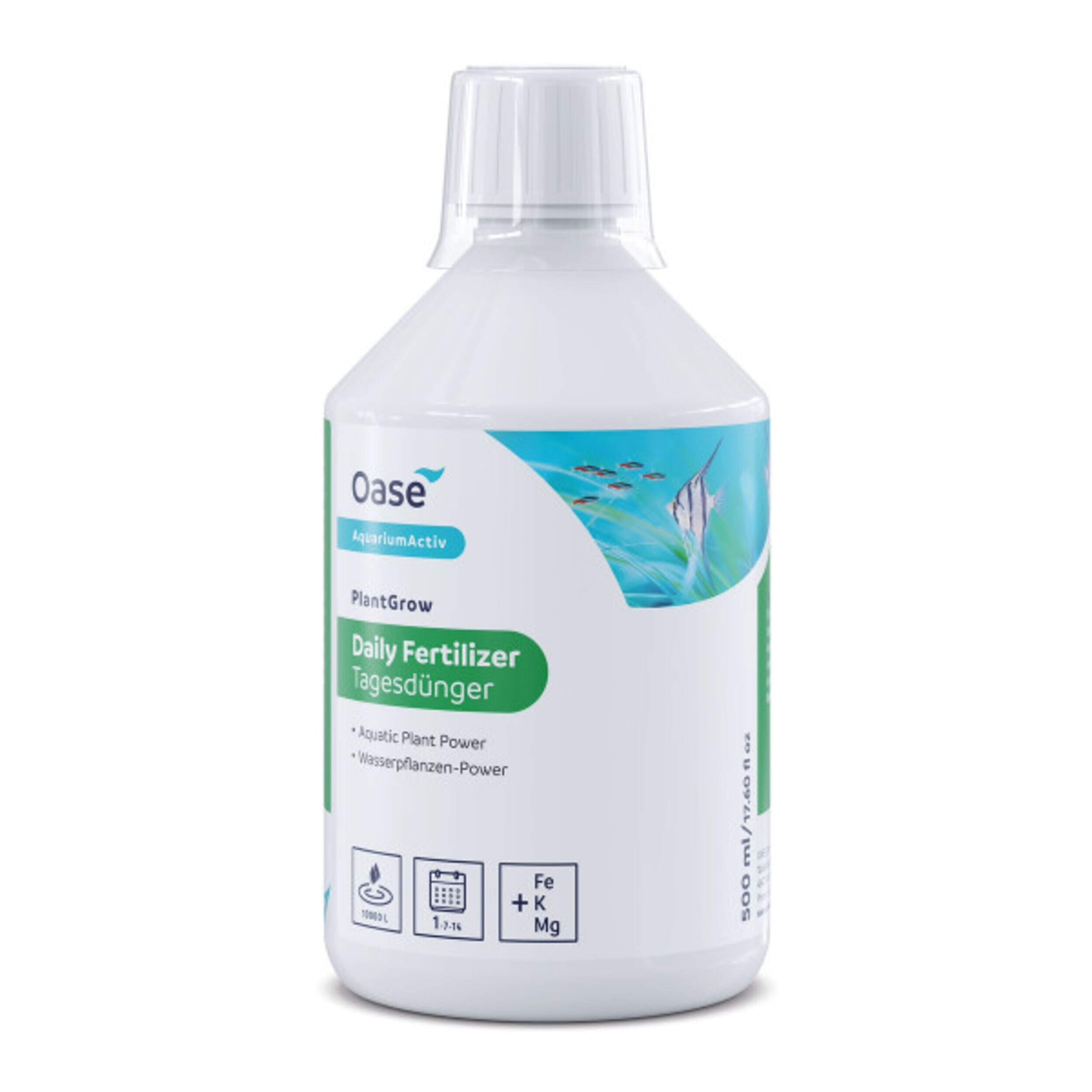 Oase PlantGrow Dagelijkse Meststof 500ml - Voedingsrijke, Fosfaatvrije Plantenvoeding