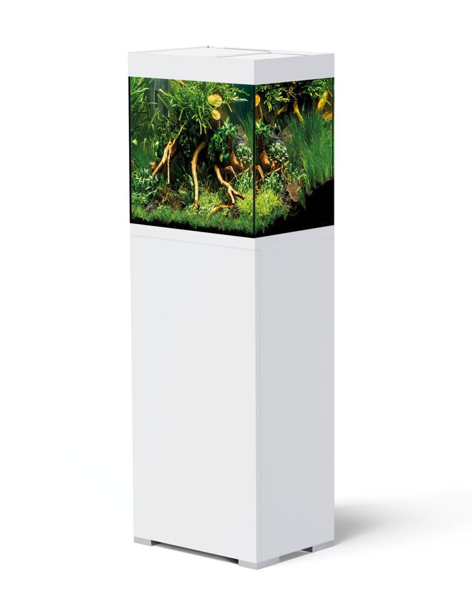 Oase StyleLine 85 Wit - Compleet Aquarium Set met Moderne Onderkast & LED-Verlichting afbeelding